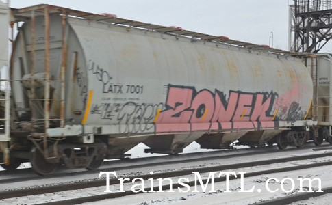 Car/wagon LATX7001 right side / coté droit